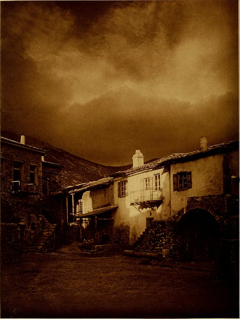 An illustration from ...Picturesque Greece architecture, landscape, life of the people, 1922, leaf 131