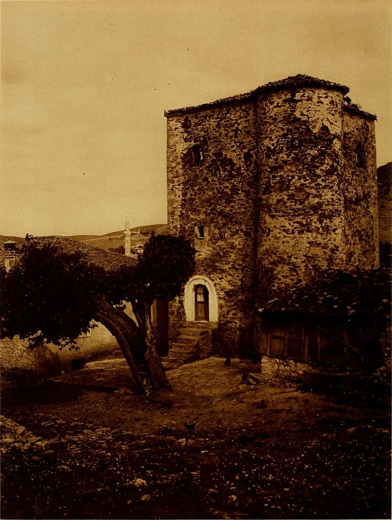 An illustration from ...Picturesque Greece architecture, landscape, life of the people, 1922, leaf 139