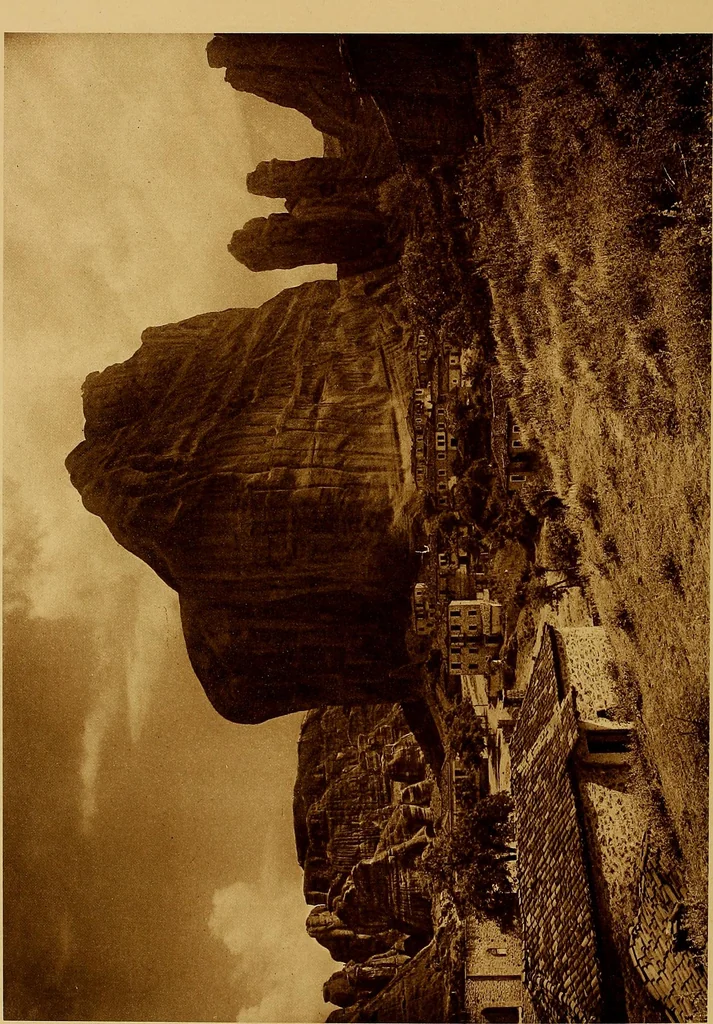 An illustration from ...Picturesque Greece architecture, landscape, life of the people, 1922, leaf 149