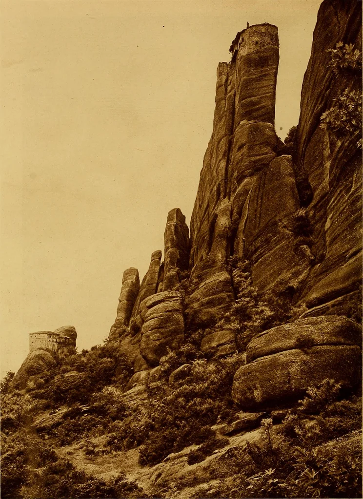 An illustration from ...Picturesque Greece architecture, landscape, life of the people, 1922, leaf 151