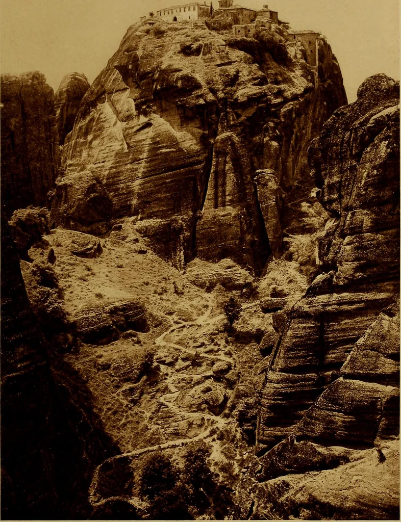 An illustration from ...Picturesque Greece architecture, landscape, life of the people, 1922, leaf 154