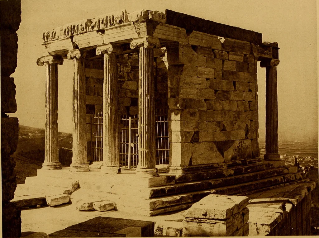 An illustration from ...Picturesque Greece architecture, landscape, life of the people, 1922, leaf 23