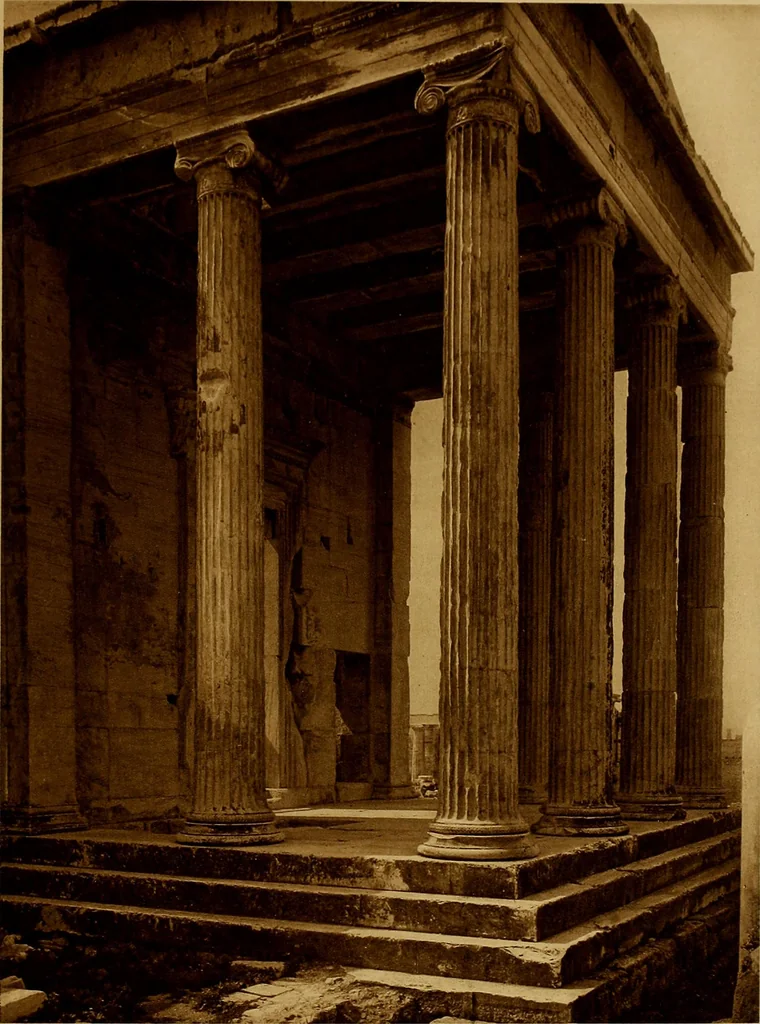 An illustration from ...Picturesque Greece architecture, landscape, life of the people, 1922, leaf 26