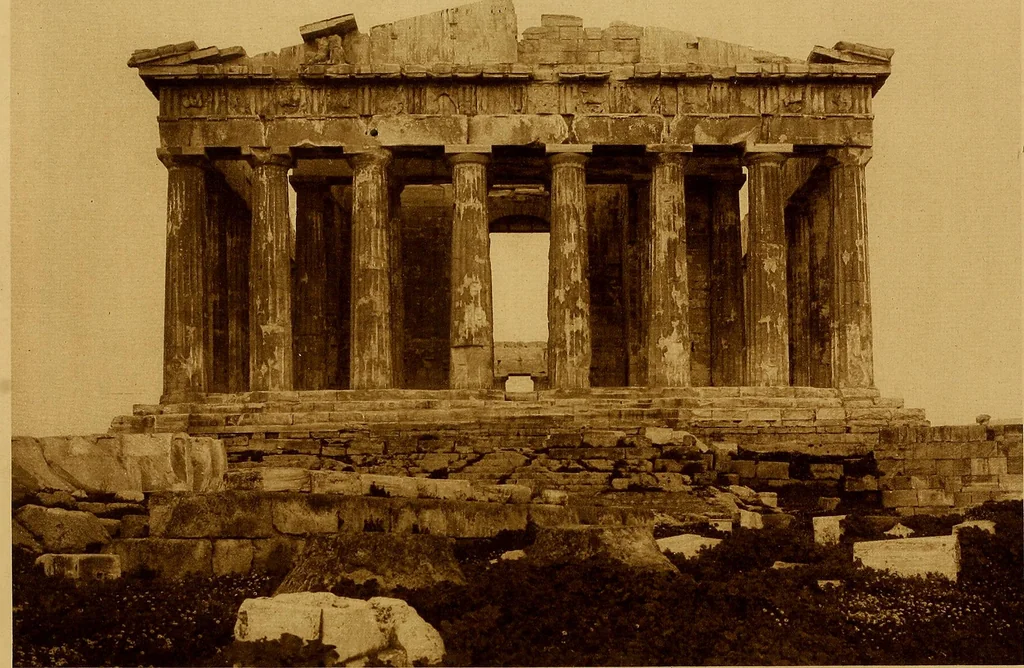 An illustration from ...Picturesque Greece architecture, landscape, life of the people, 1922, leaf 27