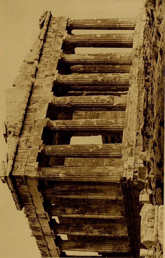 An illustration from ...Picturesque Greece architecture, landscape, life of the people, 1922, leaf 28