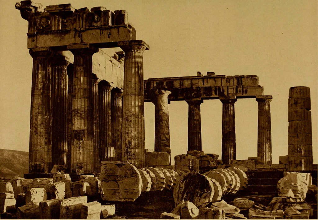An illustration from ...Picturesque Greece architecture, landscape, life of the people, 1922, leaf 30