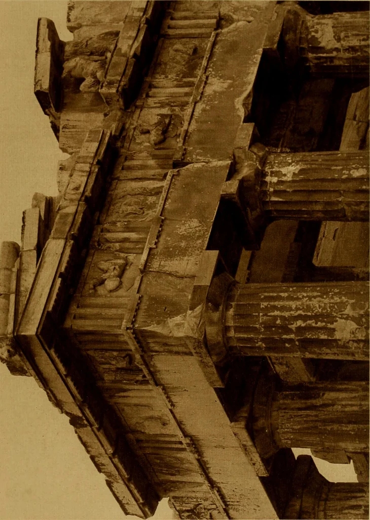 An illustration from ...Picturesque Greece architecture, landscape, life of the people, 1922, leaf 32