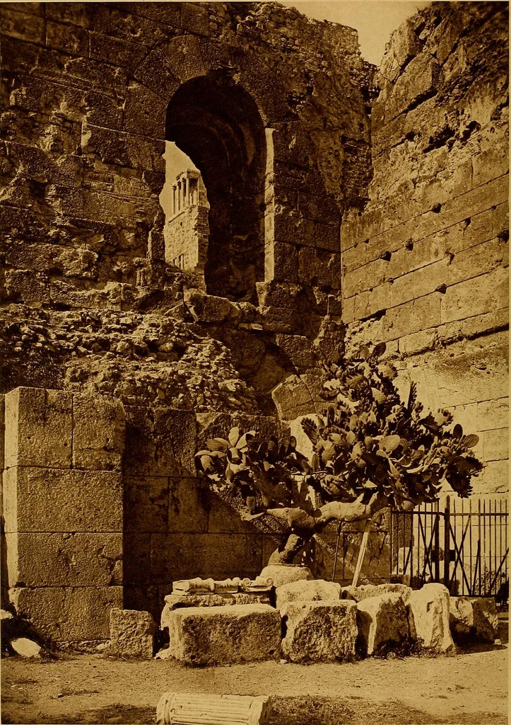 An illustration from ...Picturesque Greece architecture, landscape, life of the people, 1922, leaf 33