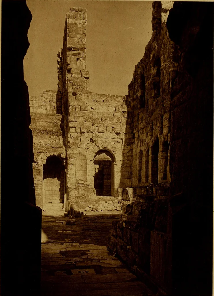 An illustration from ...Picturesque Greece architecture, landscape, life of the people, 1922, leaf 34