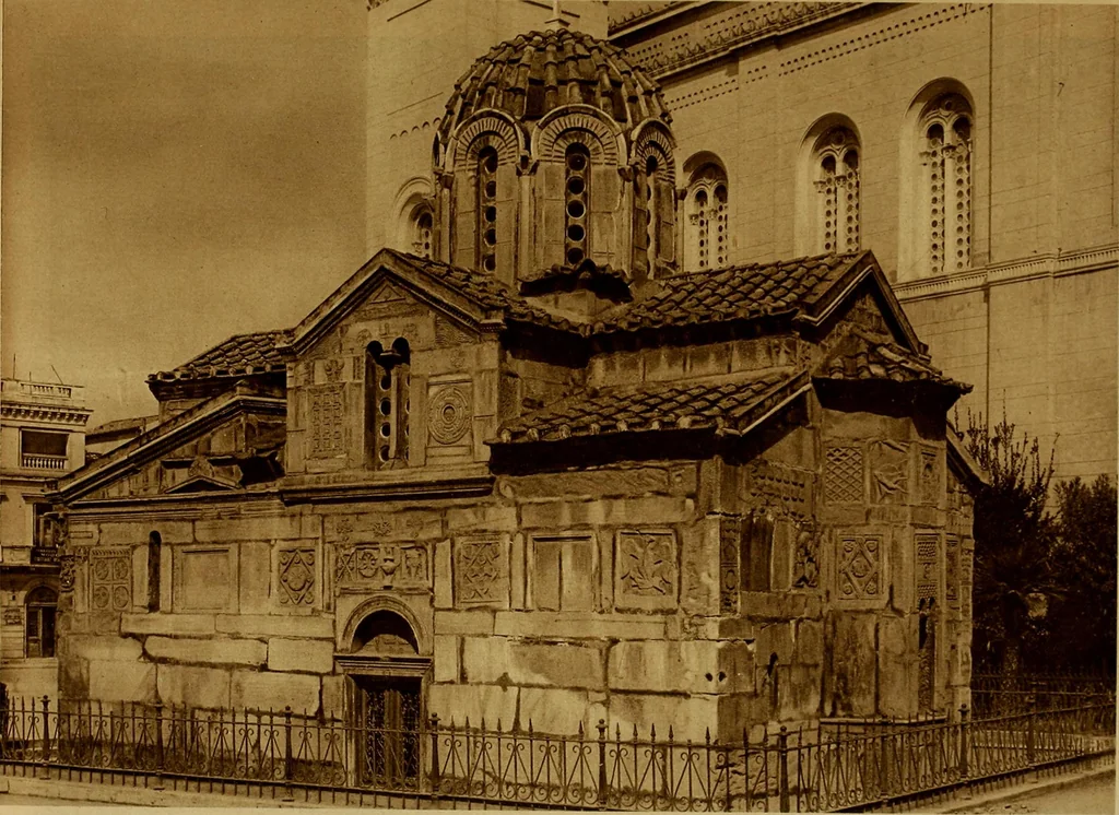 An illustration from ...Picturesque Greece architecture, landscape, life of the people, 1922, leaf 52