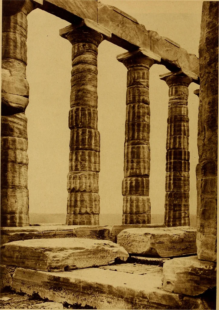 An illustration from ...Picturesque Greece architecture, landscape, life of the people, 1922, leaf 65