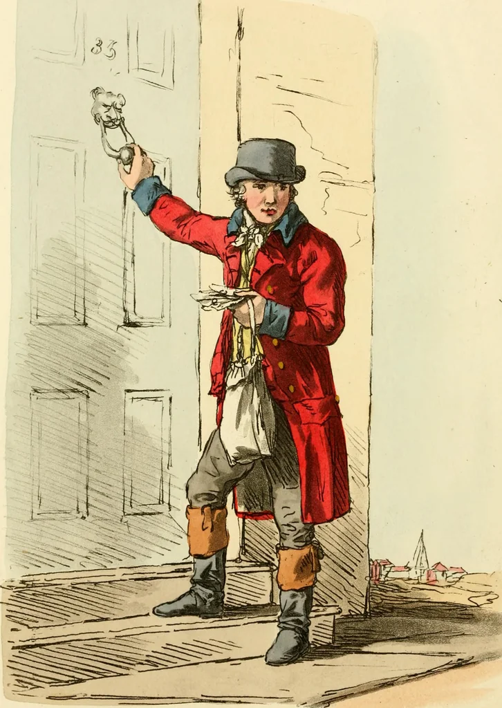 An illustration from Picturesque representations of the dress and manners of the English, 1813, leaf 103