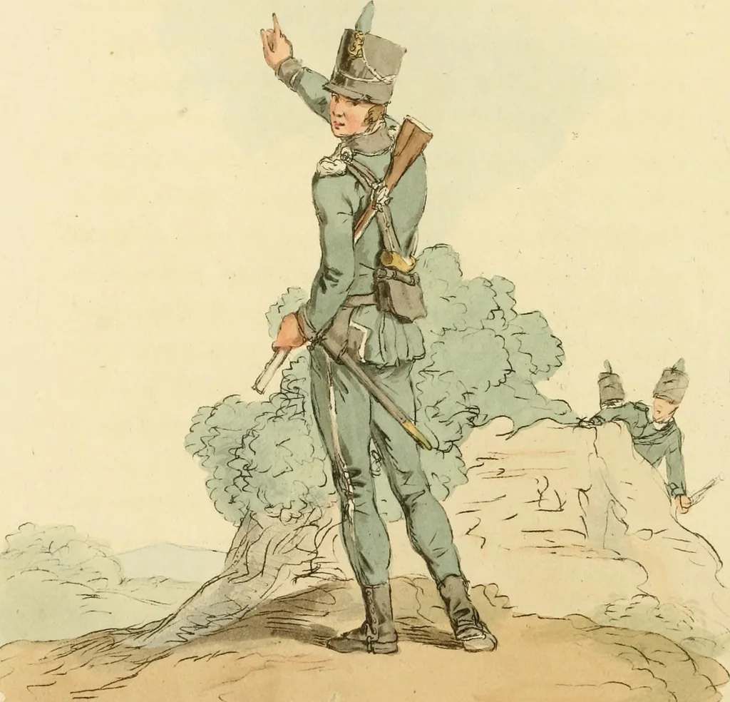 An illustration from Picturesque representations of the dress and manners of the English, 1813, leaf 115