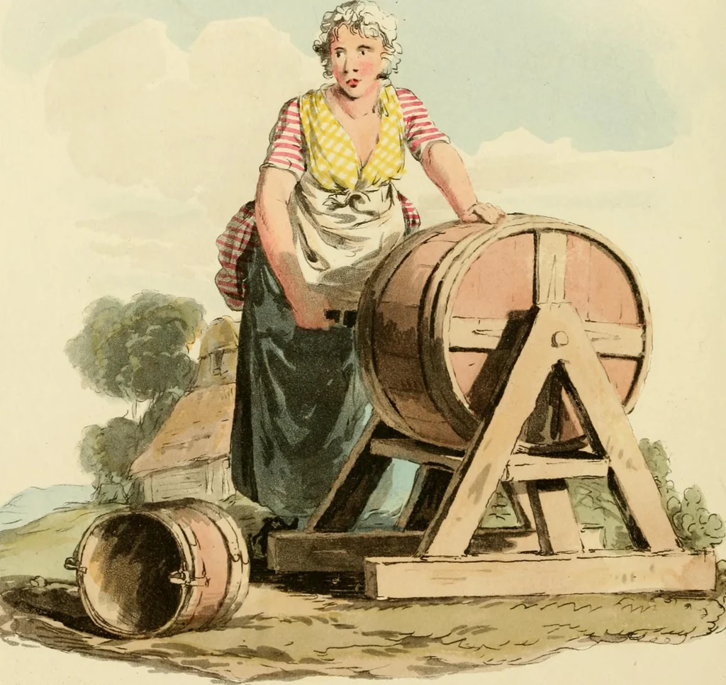 An illustration from Picturesque representations of the dress and manners of the English, 1813, leaf 127