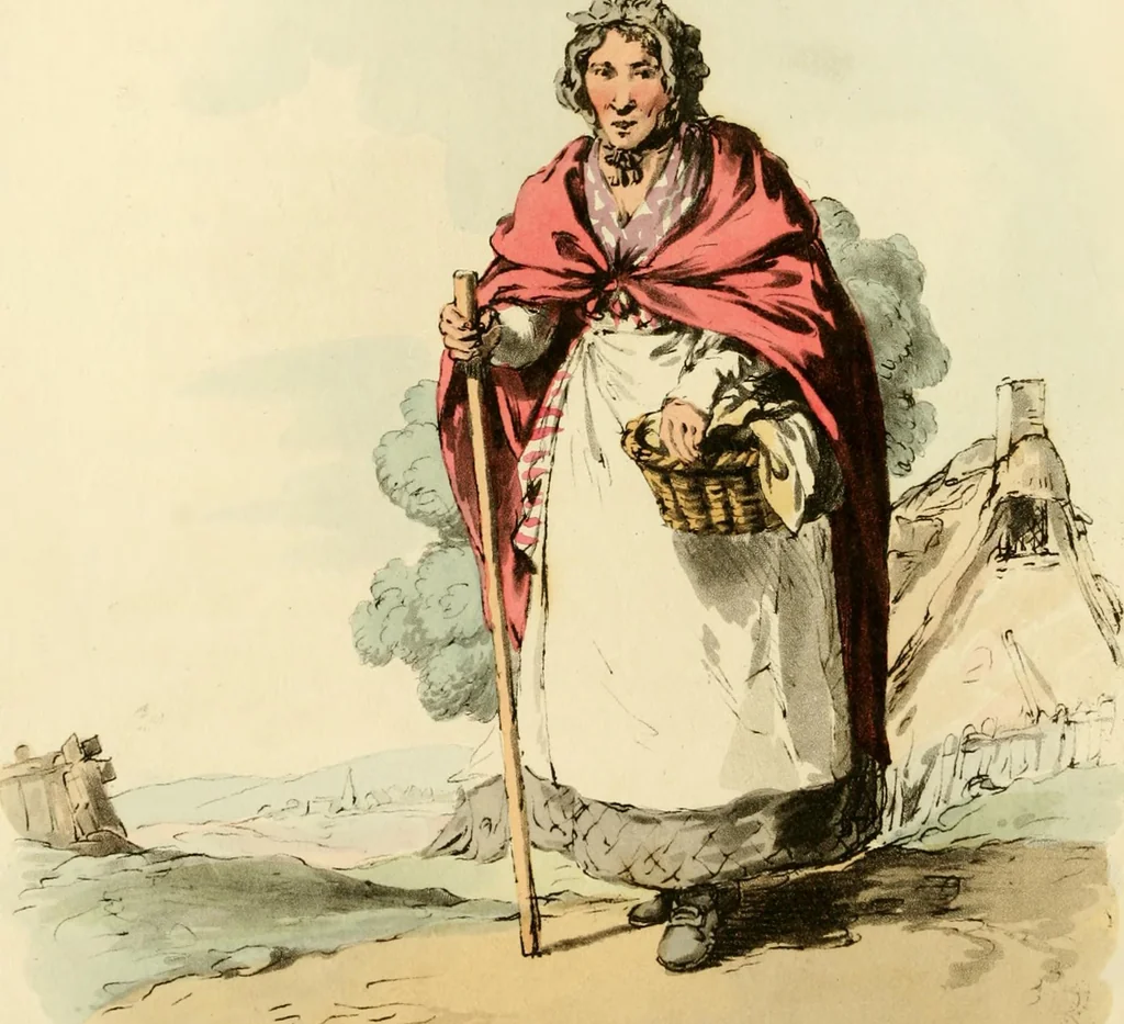 An illustration from Picturesque representations of the dress and manners of the English, 1813, leaf 185