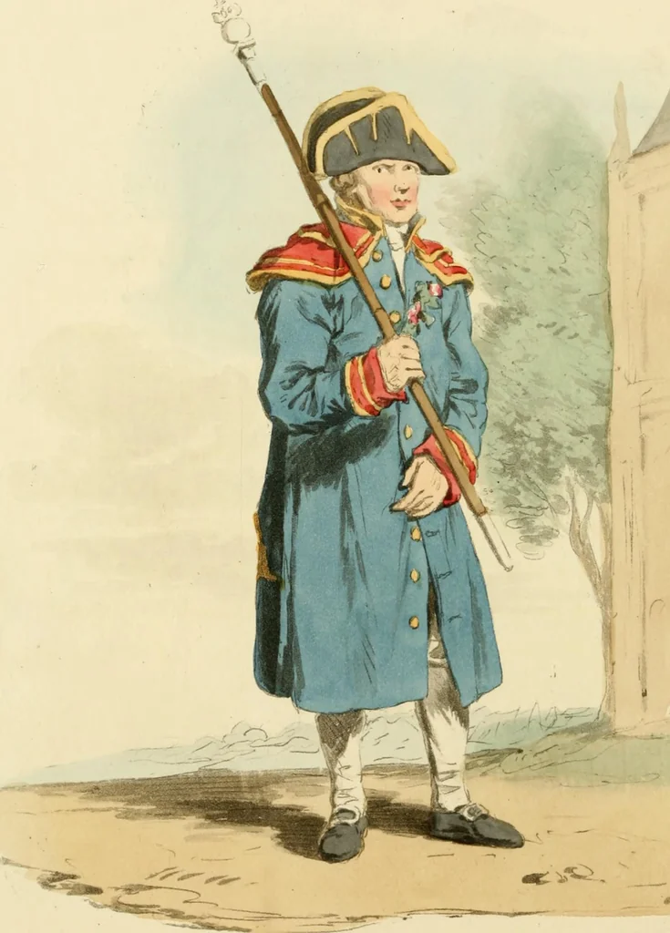 An illustration from Picturesque representations of the dress and manners of the English, 1813, leaf 193