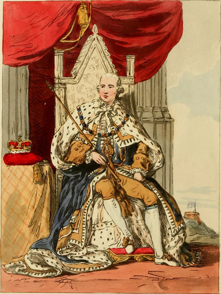 An illustration from Picturesque representations of the dress and manners of the English, 1813, leaf 7