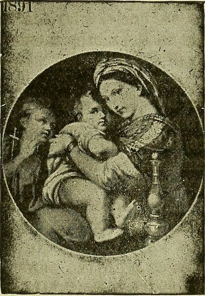 An illustration from Picture studies; studies of one hundred five of the world's famous pictures best adapted for use in the schools and for schoolroom decoration, 1917, leaf 268