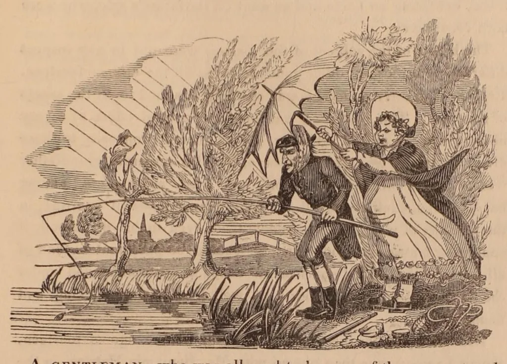 An illustration from Pierce Egan's sporting anecdotes, (original and selected) of the turf, the chase, the ring, and the stage; 1827, 1827, leaf 156