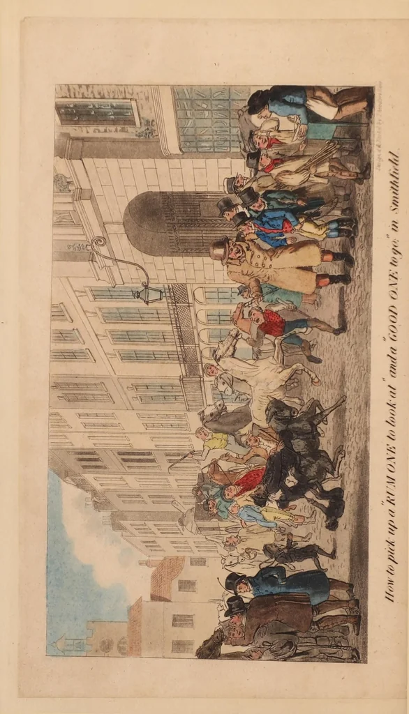 An illustration from Pierce Egan's sporting anecdotes, (original and selected) of the turf, the chase, the ring, and the stage; 1827, 1827, leaf 229