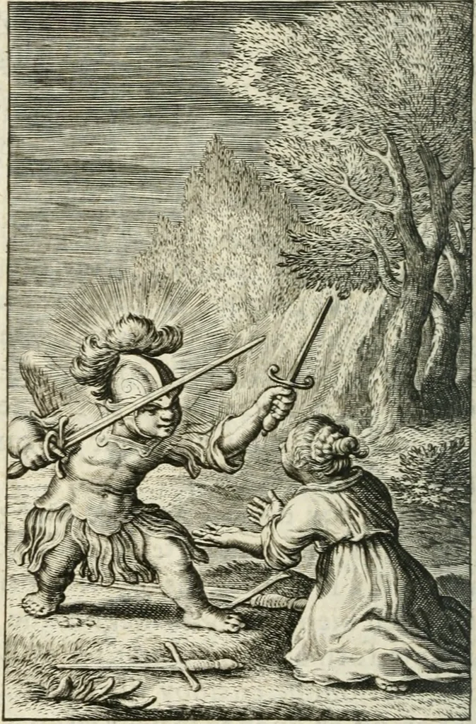 An illustration from Pievx desirs imites des latins, 1627, leaf 111