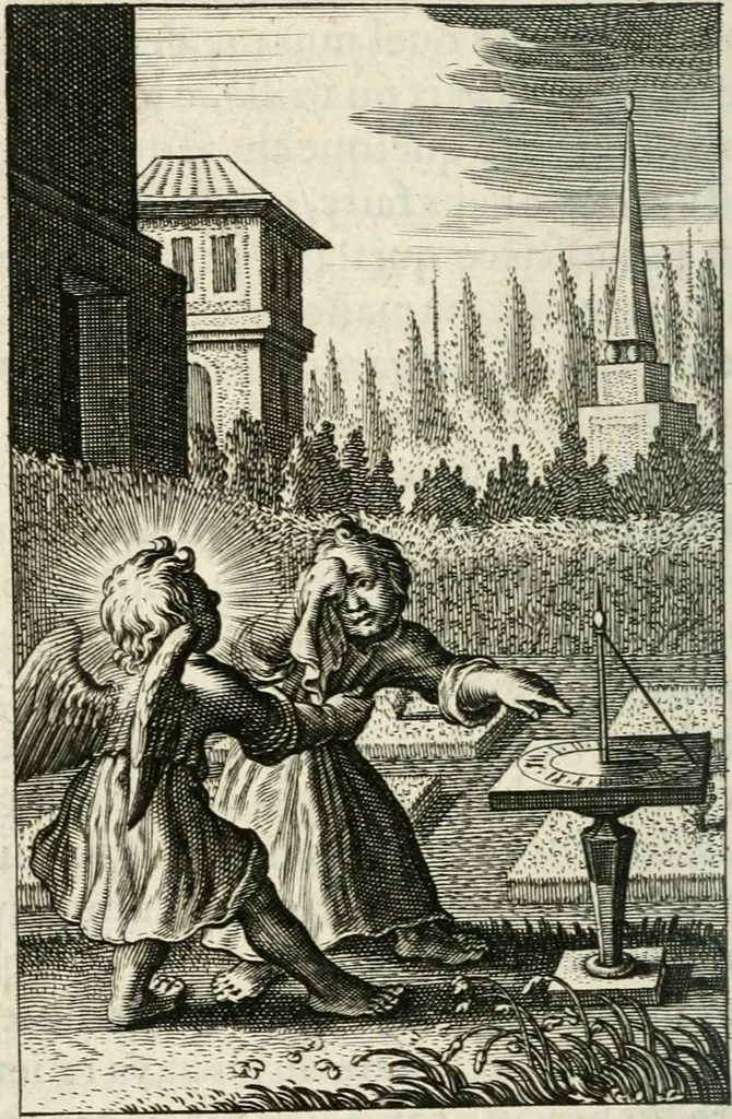 An illustration from Pievx desirs imites des latins, 1627, leaf 199