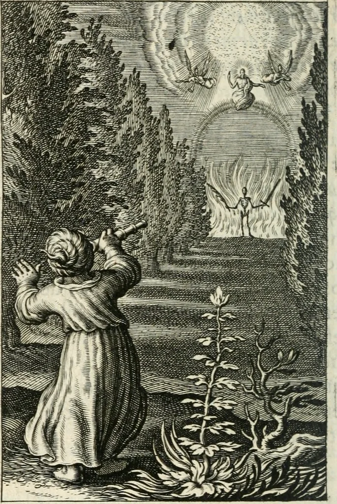 An illustration from Pievx desirs imites des latins, 1627, leaf 215