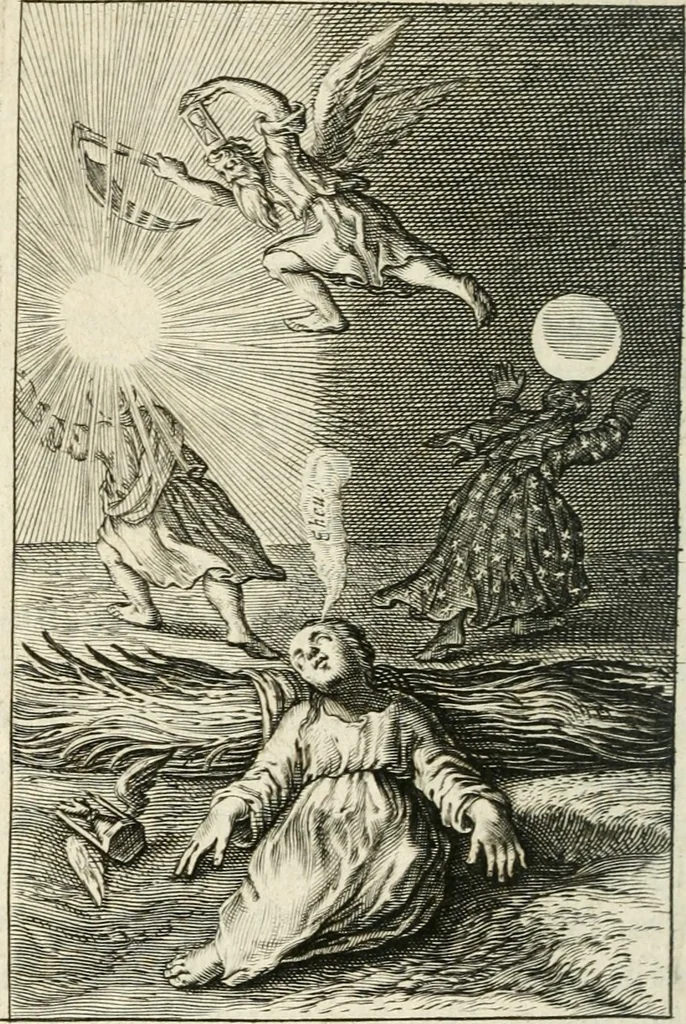 An illustration from Pievx desirs imites des latins, 1627, leaf 235