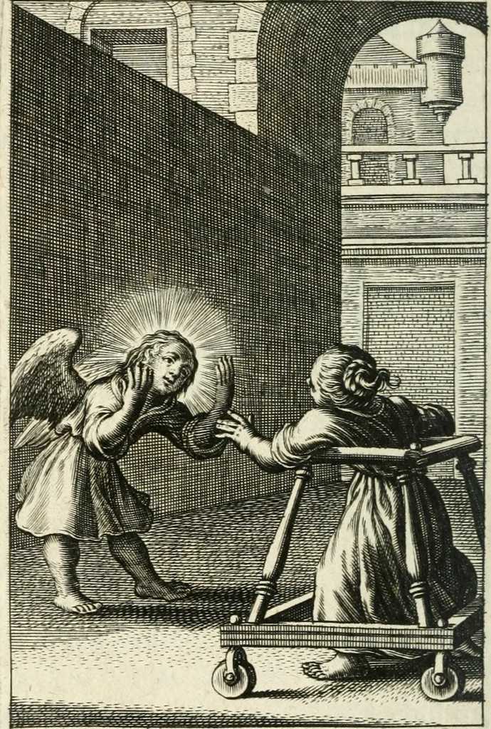 An illustration from Pievx desirs imites des latins, 1627, leaf 283