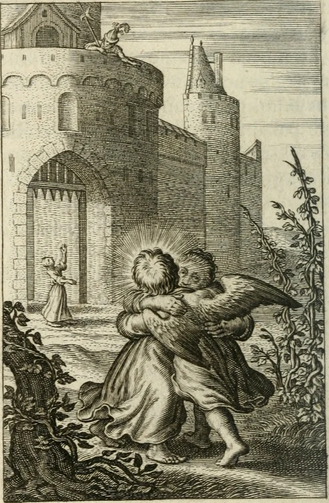 An illustration from Pievx desirs imites des latins, 1627, leaf 435