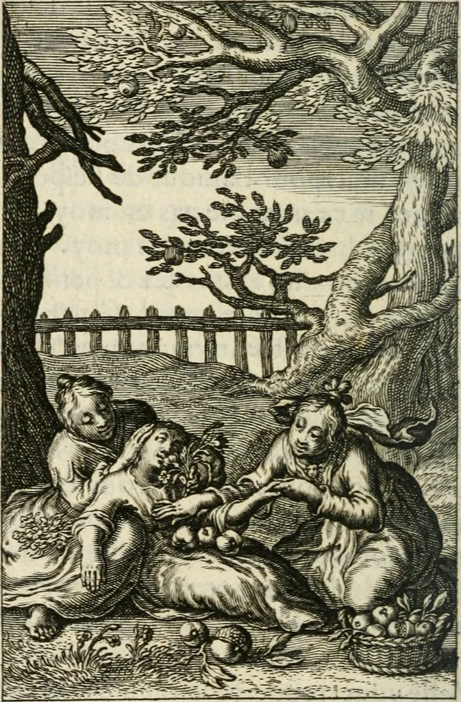 An illustration from Pievx desirs imites des latins, 1627, leaf 515