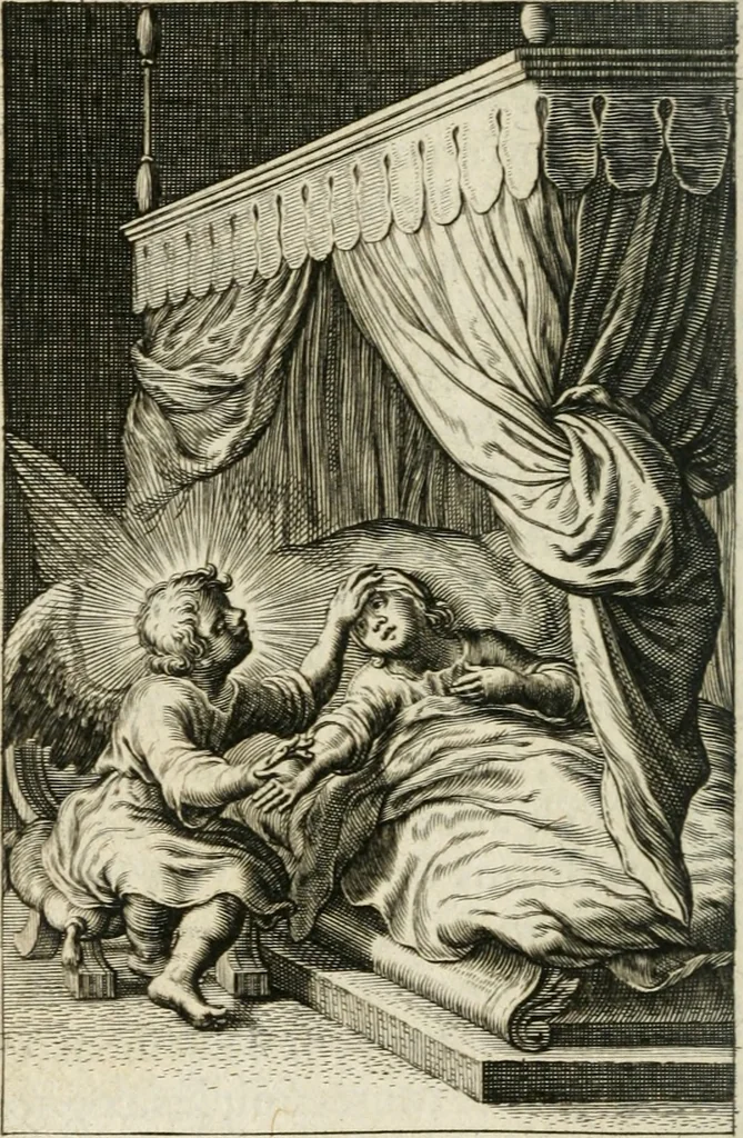An illustration from Pievx desirs imites des latins, 1627, leaf 55
