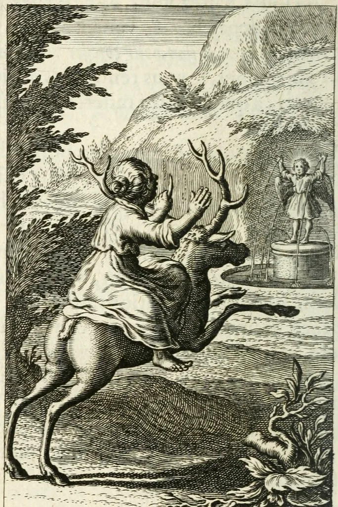 An illustration from Pievx desirs imites des latins, 1627, leaf 679