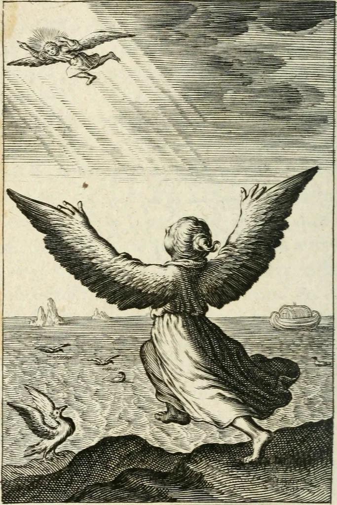 An illustration from Pievx desirs imites des latins, 1627, leaf 721