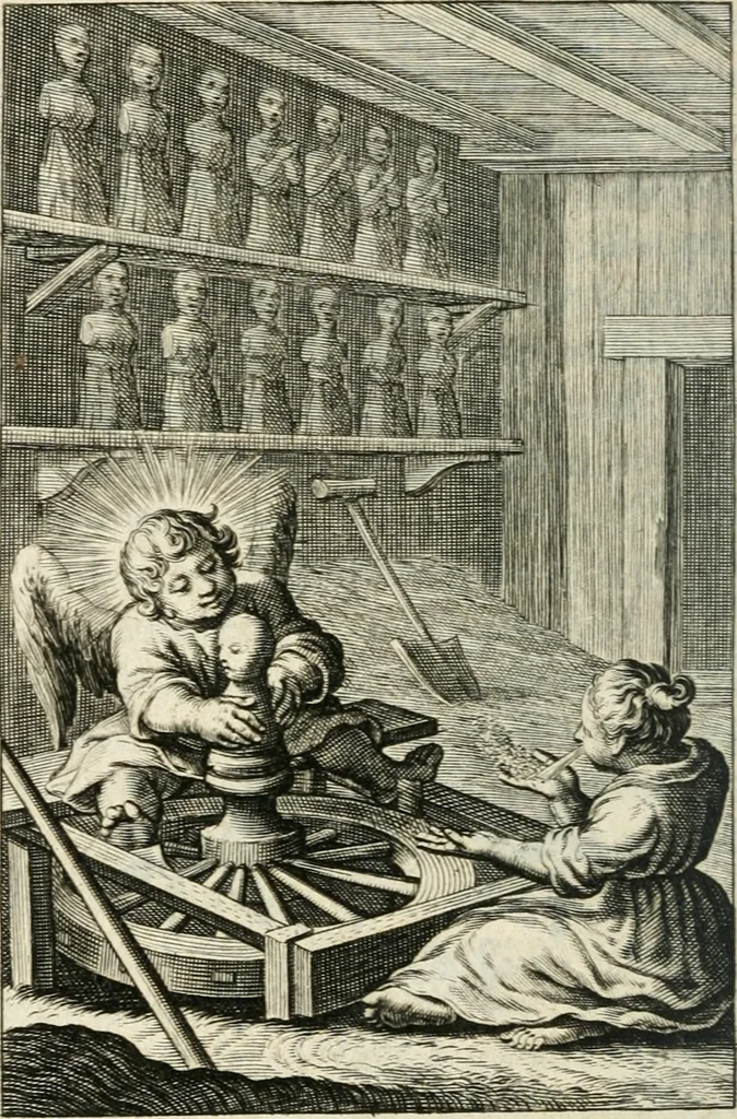 An illustration from Pievx desirs imites des latins, 1627, leaf 95