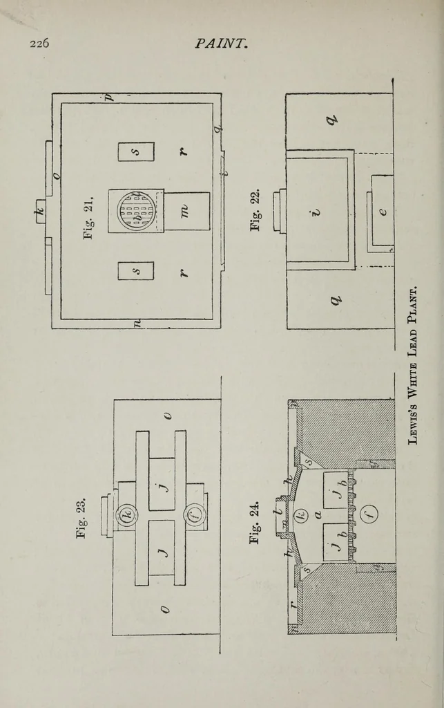 An illustration from Pigments, paint, and painting; a practical book for practical men, 1893, leaf 246