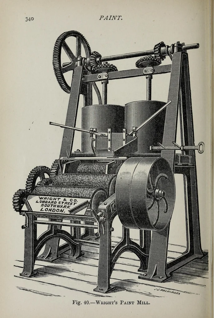 An illustration from Pigments, paint, and painting; a practical book for practical men, 1893, leaf 360