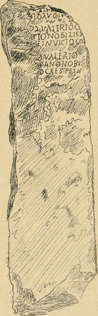 An illustration from Épigraphie romaine du Poitou [et] de la Saintonge, 1895, leaf 434