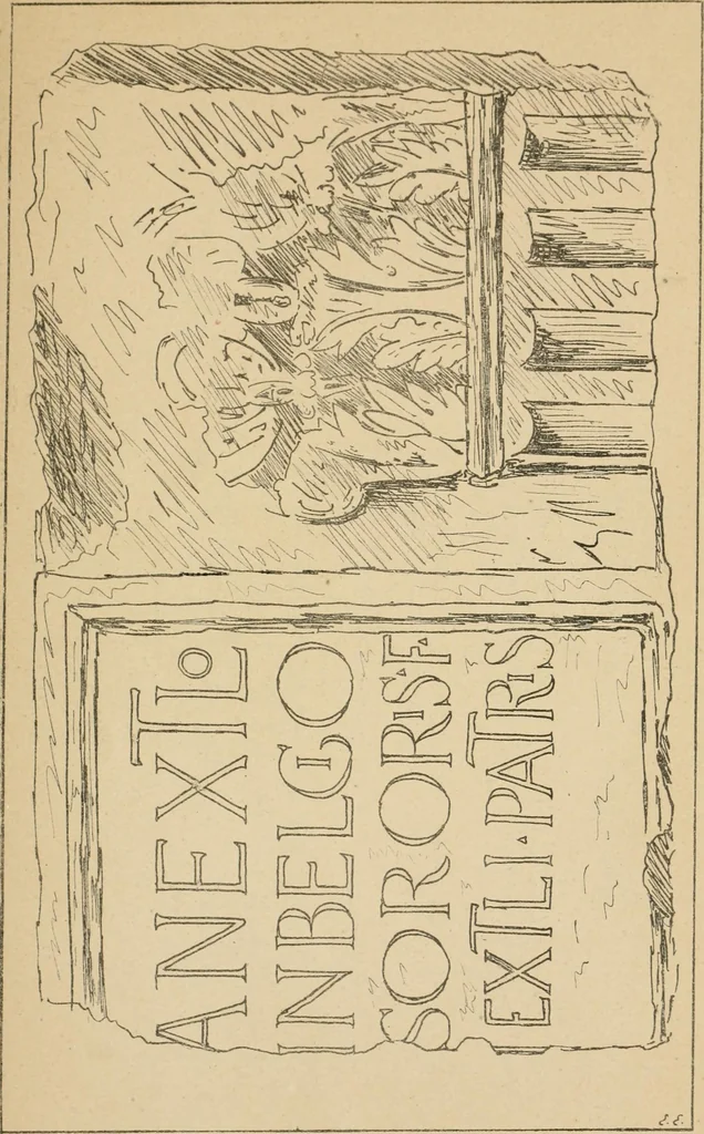 An illustration from Épigraphie romaine du Poitou [et] de la Saintonge, 1895, leaf 462