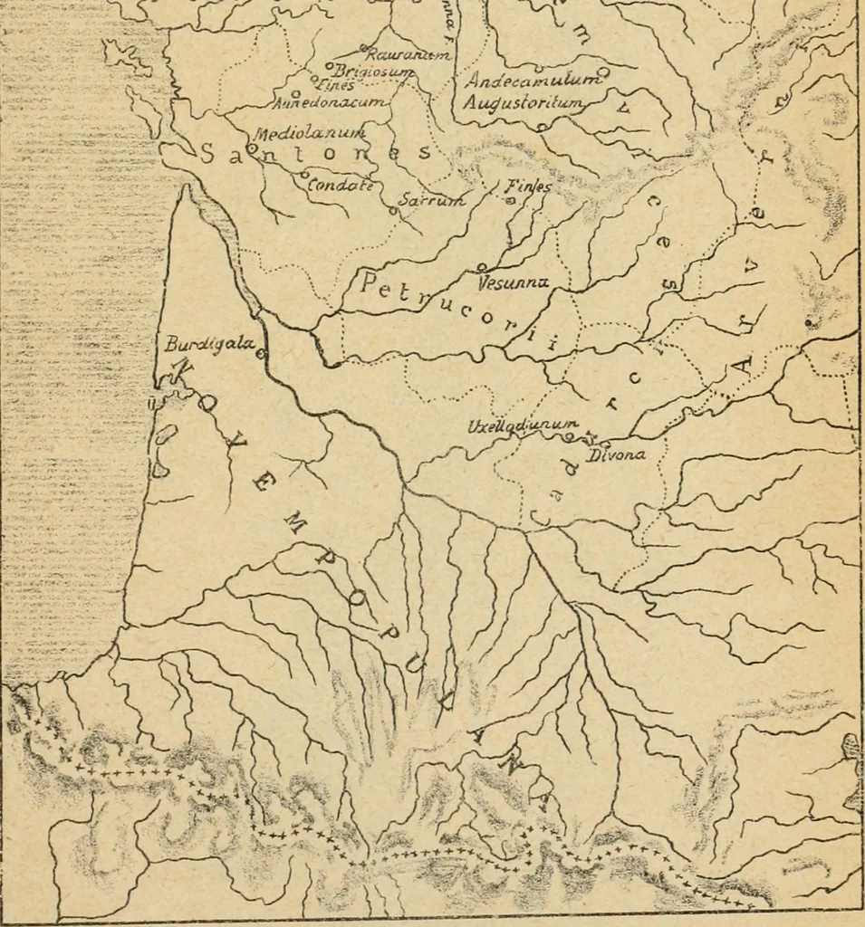 An illustration from Épigraphie romaine du Poitou [et] de la Saintonge, 1895, leaf 466