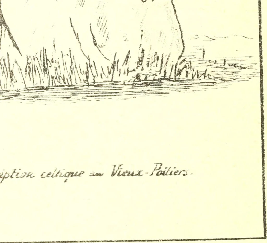 An illustration from Épigraphie romaine du Poitou [et] de la Saintonge, 1895, leaf 473