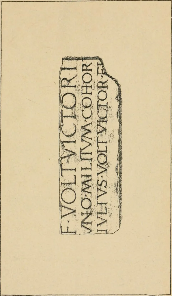 An illustration from Épigraphie romaine du Poitou [et] de la Saintonge, 1895, leaf 478