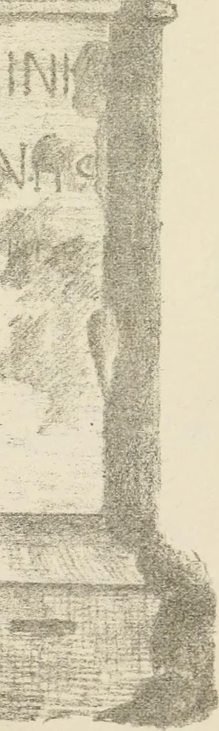 An illustration from Épigraphie romaine du Poitou [et] de la Saintonge, 1895, leaf 528