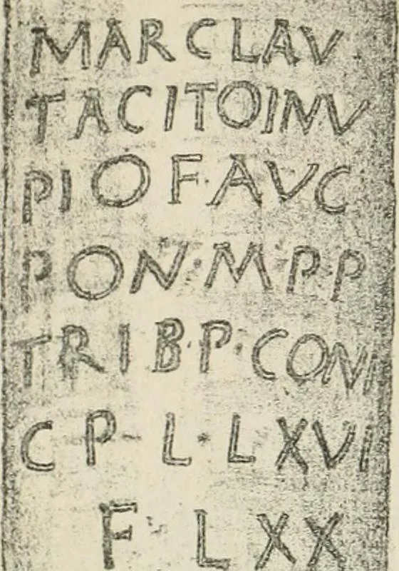An illustration from Épigraphie romaine du Poitou [et] de la Saintonge, 1895, leaf 548
