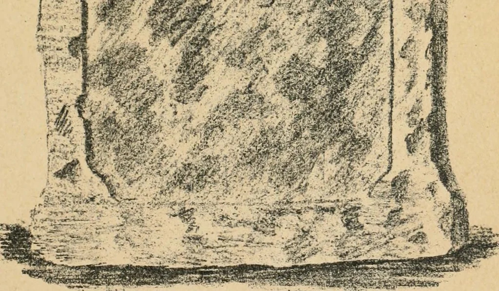 An illustration from Épigraphie romaine du Poitou [et] de la Saintonge, 1895, leaf 550