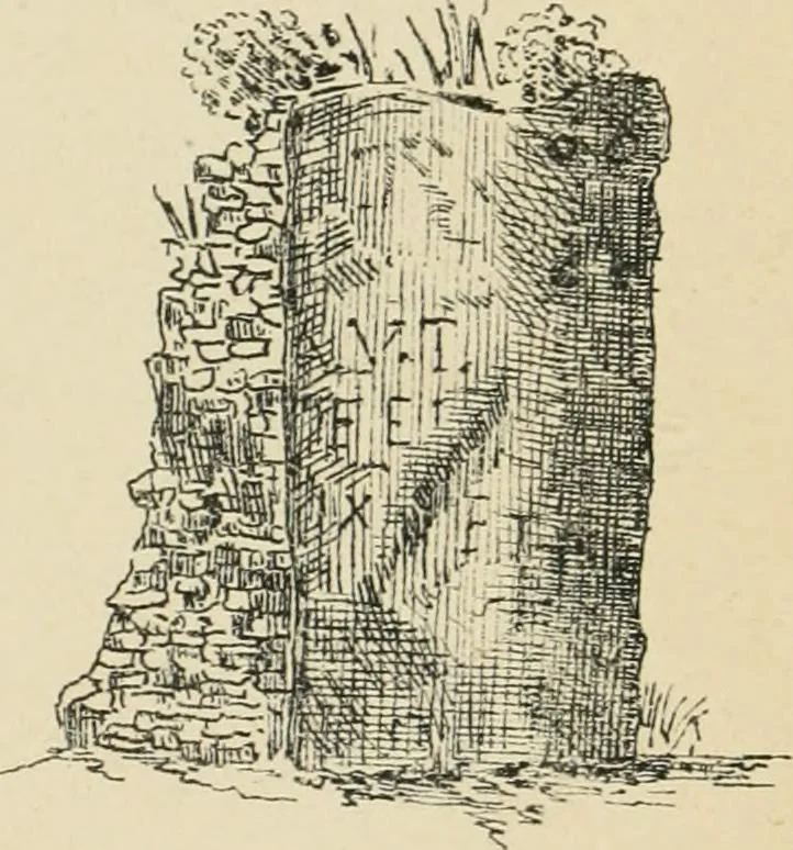 An illustration from Épigraphie romaine du Poitou [et] de la Saintonge, 1895, leaf 566