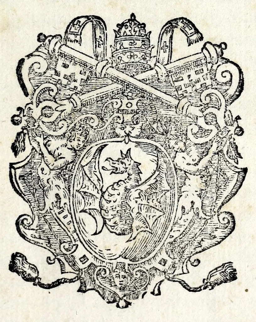 An illustration from Pii secvndi pontificis max. Commentarii rerum memorabilium, quae temporibus suis contigerunt, 1584, leaf 5