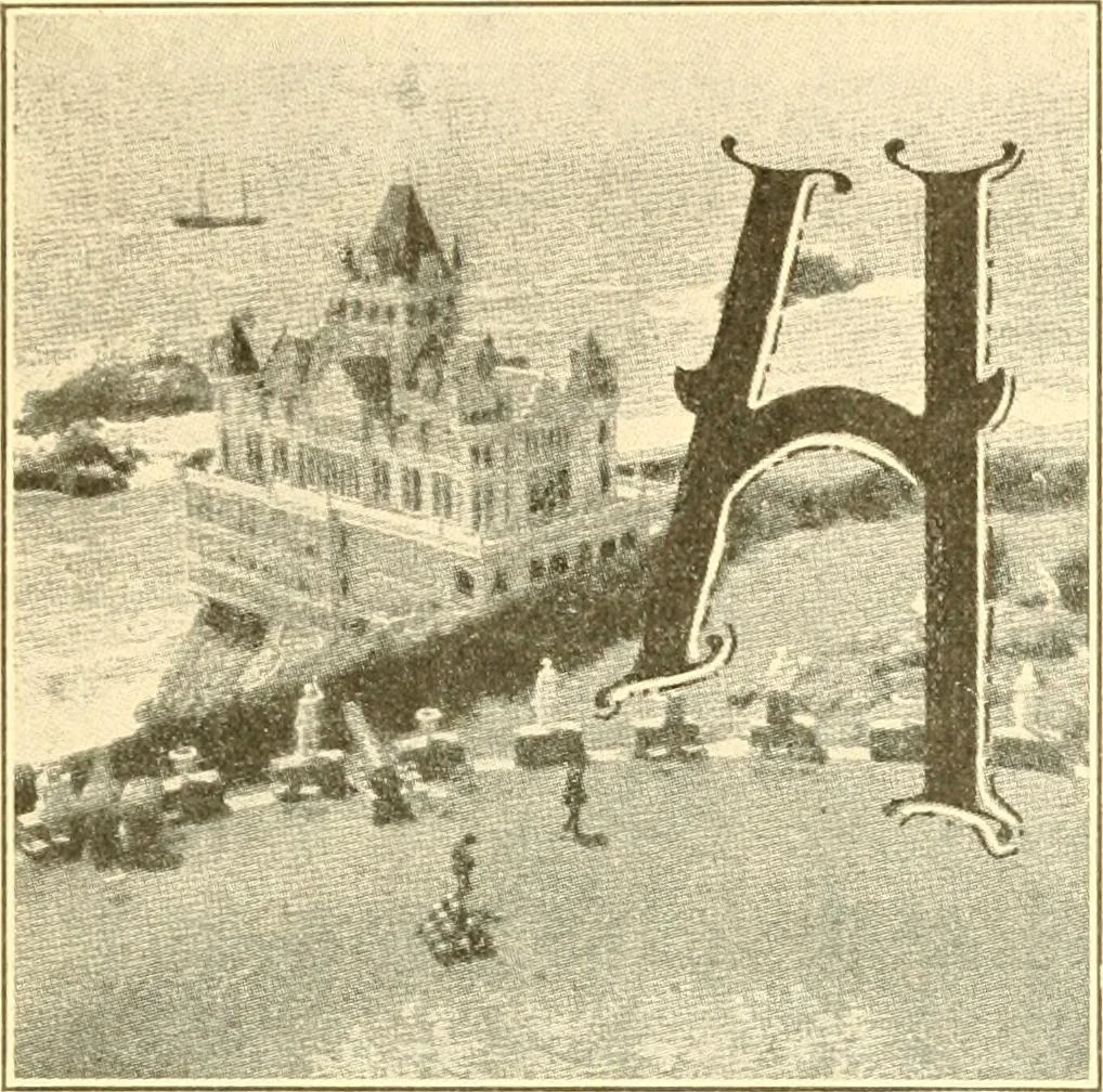 An illustration from Pilgrimage of Mary commandery no. 36, Knights templar of Pennsylvania to the Twenty-ninth triennial conclave of the Grand encampment U.S. at San Francisco, Cal, 1904, leaf 114