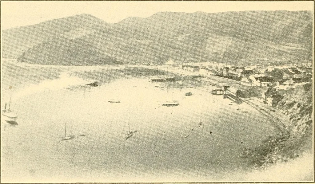 An illustration from Pilgrimage of Mary commandery no. 36, Knights templar of Pennsylvania to the Twenty-ninth triennial conclave of the Grand encampment U.S. at San Francisco, Cal, 1904, leaf 135