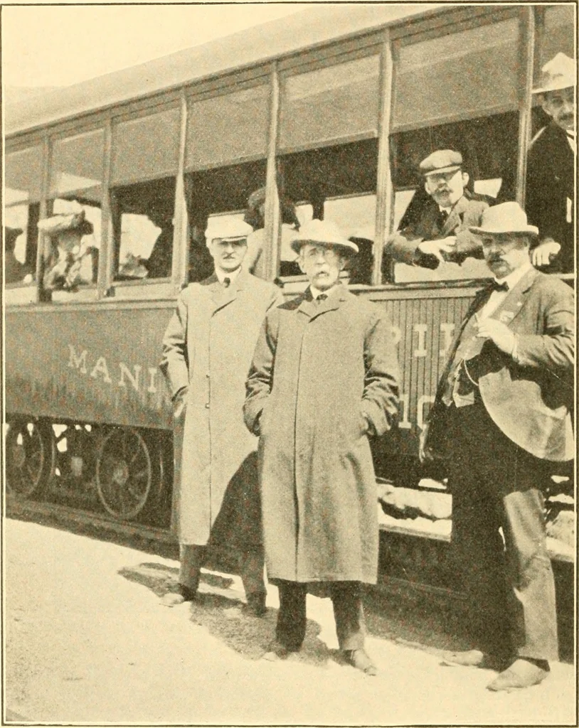 An illustration from Pilgrimage of Mary commandery no. 36, Knights templar of Pennsylvania to the Twenty-ninth triennial conclave of the Grand encampment U.S. at San Francisco, Cal, 1904, leaf 169